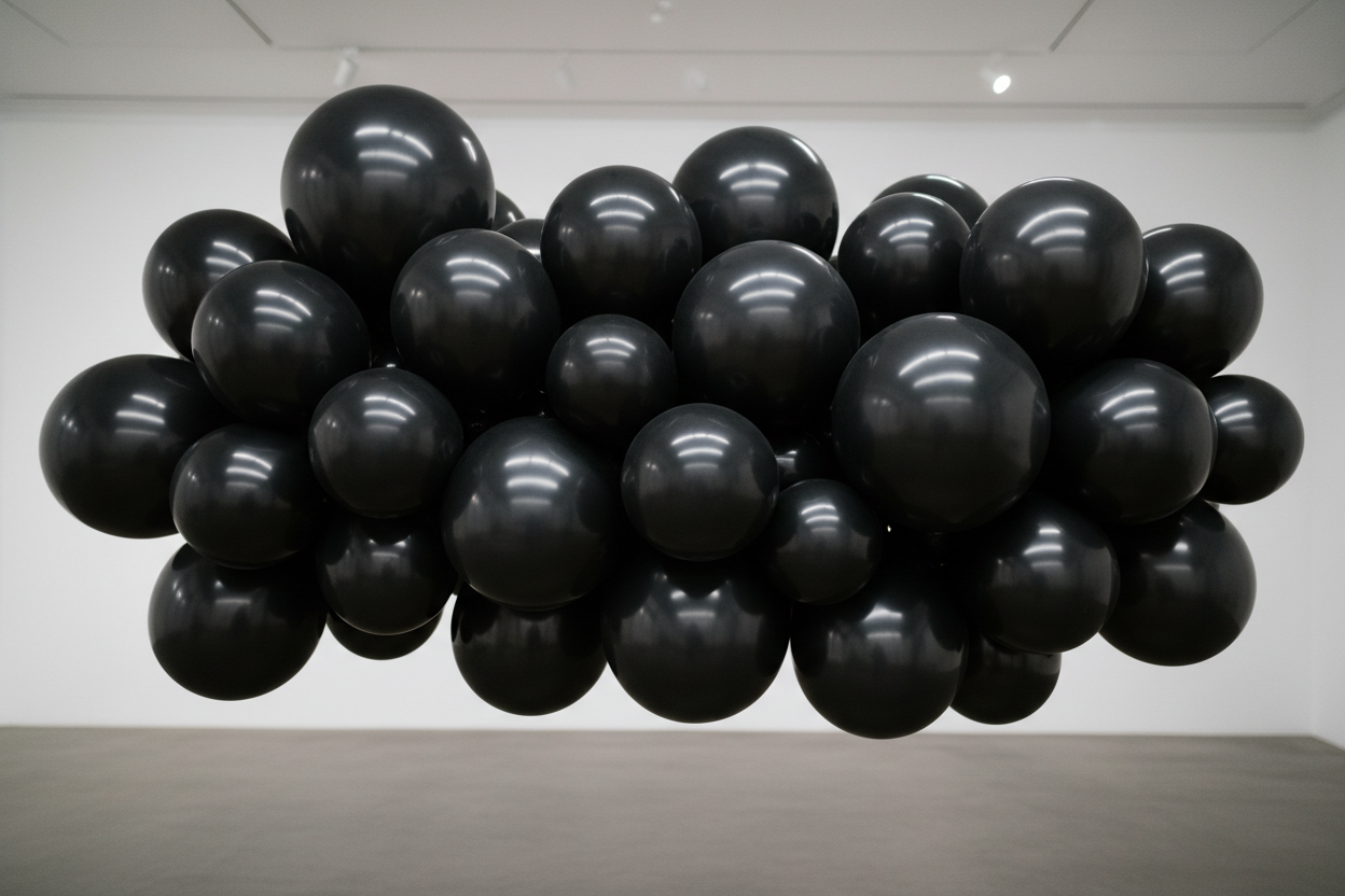 svarta ballonger och fler